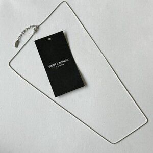 Saint Laurent Paris Silver Link Adjustable Chain/Necklace